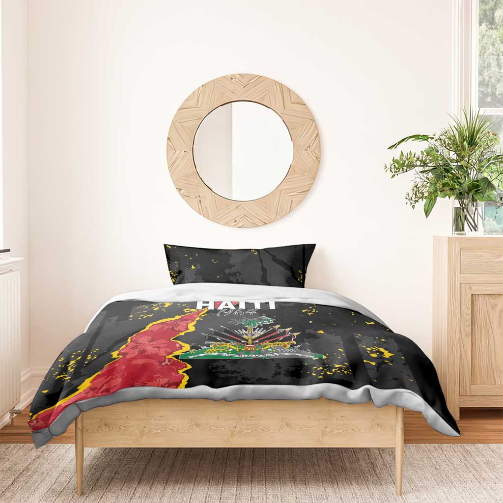 Haiti 1964 Bedding Set Coat Of Arms Unique Style - African Pride