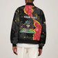 Personalised Haiti 1964 Bomber Jacket Coat Of Arms Unique Style - African Pride