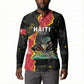 Personalised Haiti 1964 Button Sweatshirt Coat Of Arms Unique Style