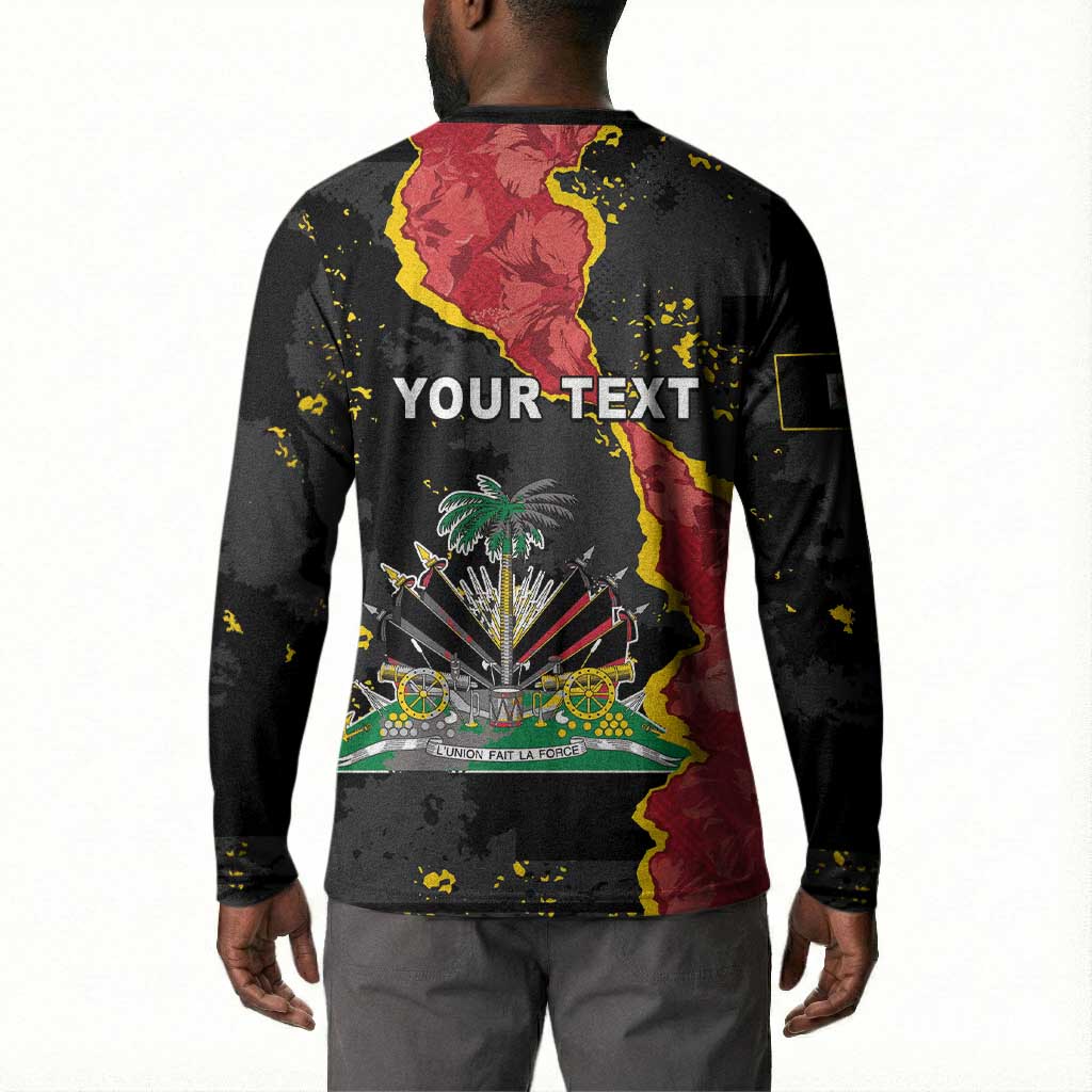 Personalised Haiti 1964 Button Sweatshirt Coat Of Arms Unique Style