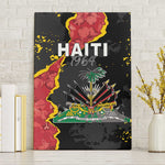 Haiti 1964 Canvas Wall Art Coat Of Arms Unique Style - African Pride
