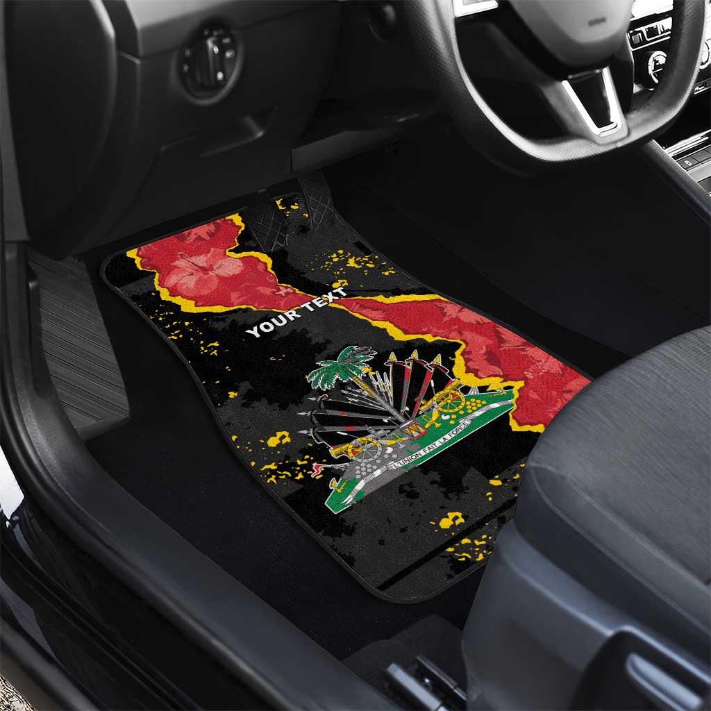 Personalised Haiti 1964 Car Mats Coat Of Arms Unique Style - African Pride