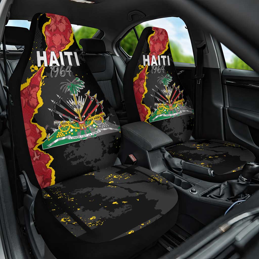 Haiti 1964 Car Seat Cover Coat Of Arms Unique Style - African Pride