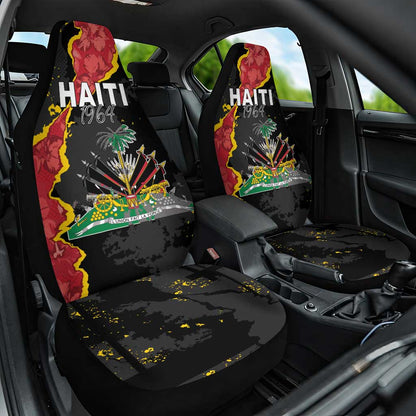 Haiti 1964 Car Seat Cover Coat Of Arms Unique Style - African Pride