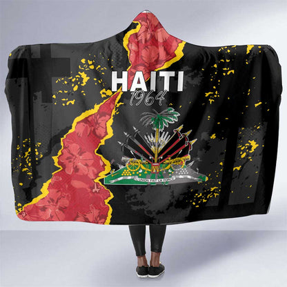 Haiti 1964 Hooded Blanket Coat Of Arms Unique Style - African Pride