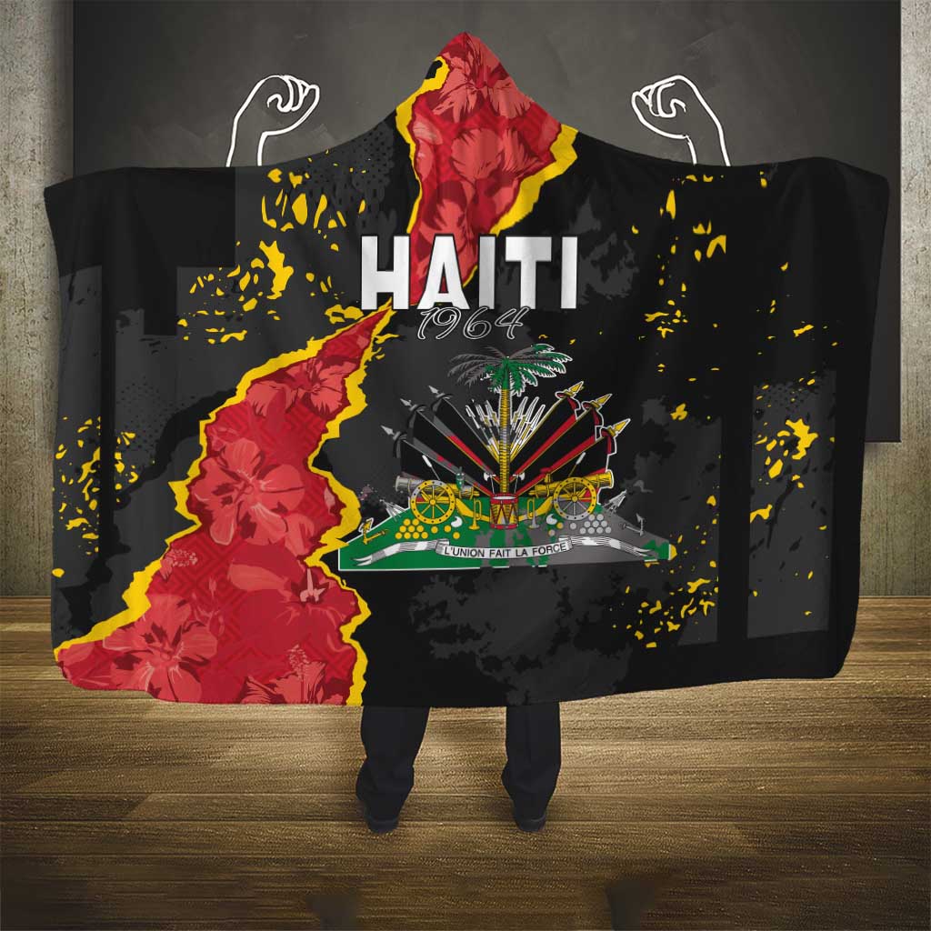 Haiti 1964 Hooded Blanket Coat Of Arms Unique Style - African Pride