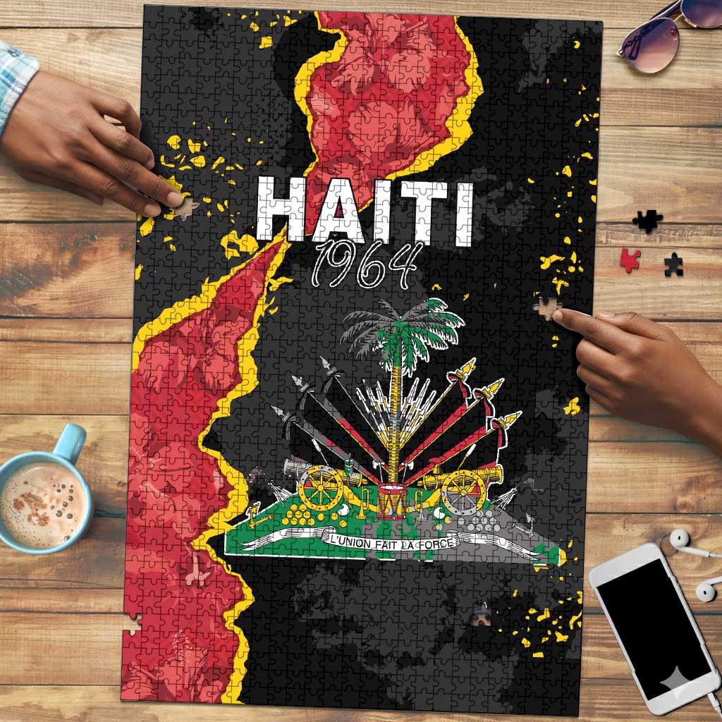 Haiti 1964 Puzzle Coat Of Arms Unique Style
