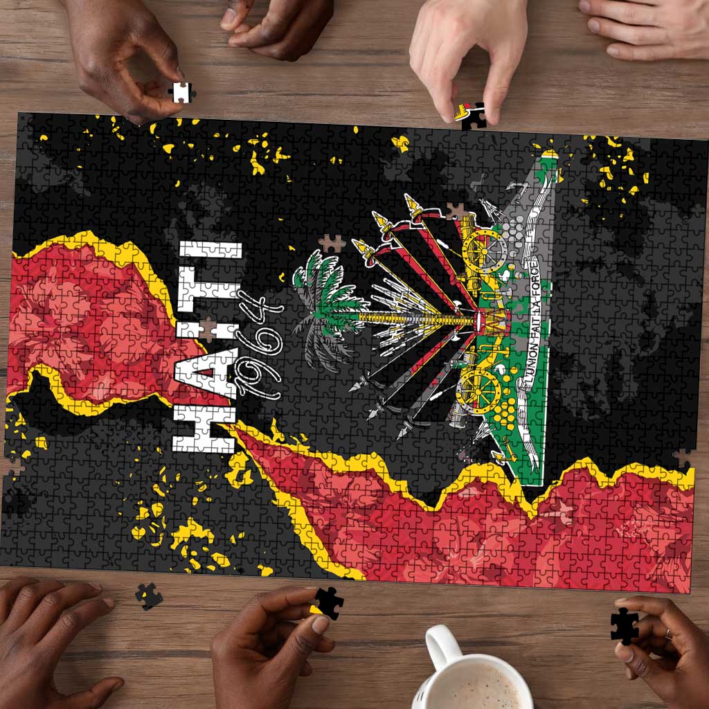 Haiti 1964 Puzzle Coat Of Arms Unique Style