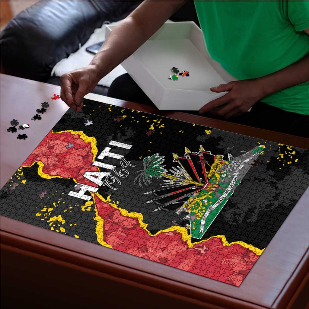 Haiti 1964 Puzzle Coat Of Arms Unique Style