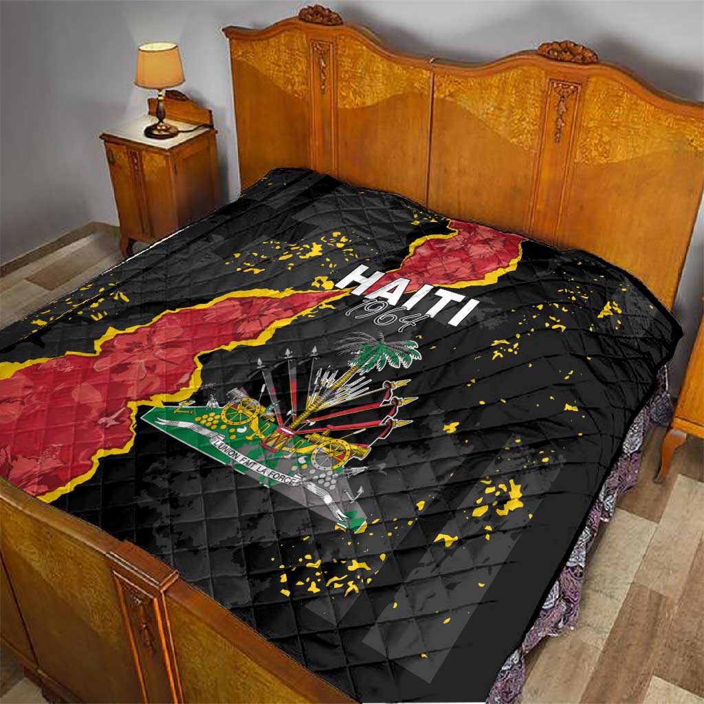 Haiti 1964 Quilt Coat Of Arms Unique Style - African Pride