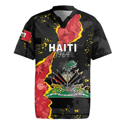 Personalised Haiti 1964 Rugby Jersey Coat Of Arms Unique Style - African Pride