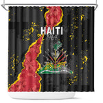 Haiti 1964 Shower Curtain Coat Of Arms Unique Style - African Pride