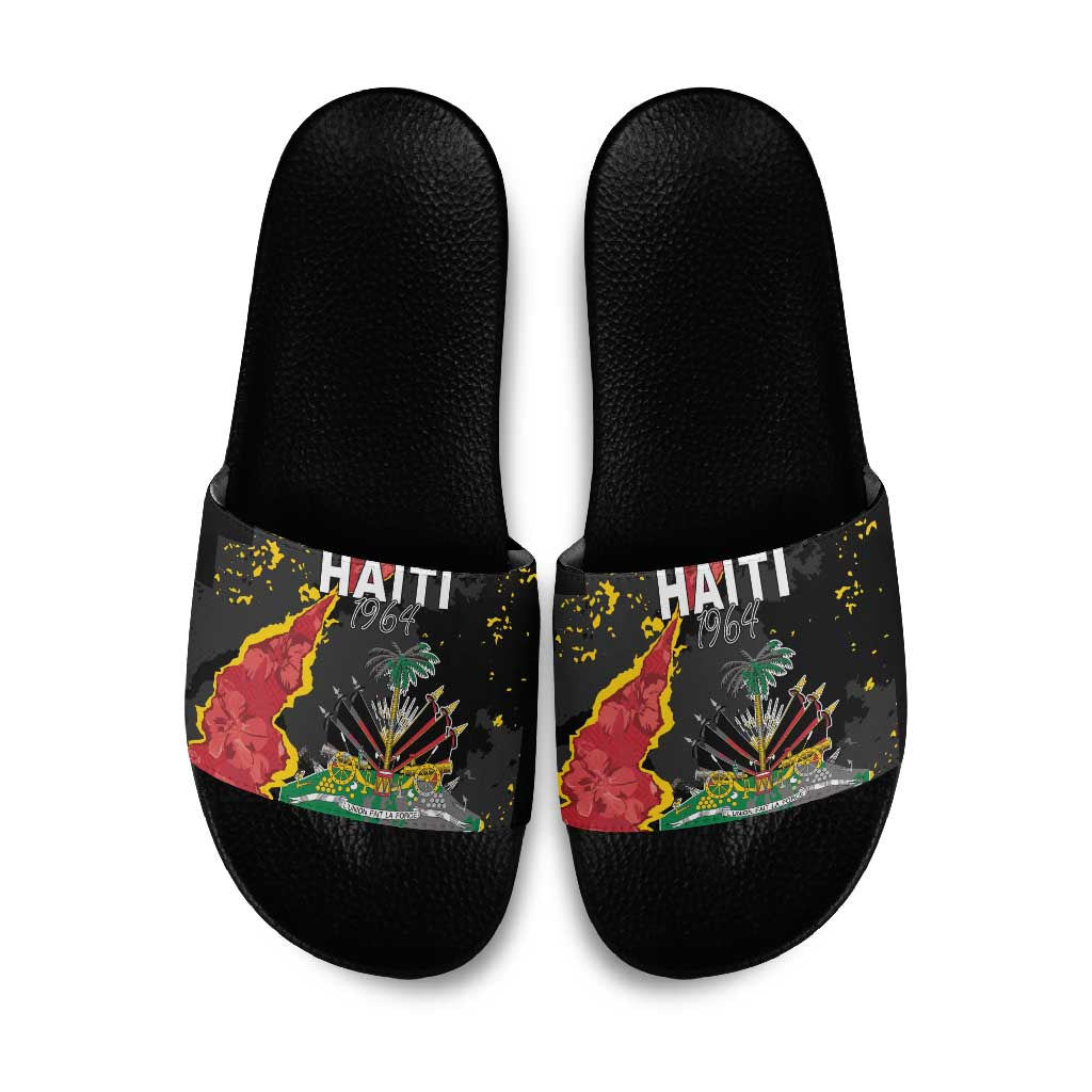 Haiti 1964 Slide Sandals Coat Of Arms Unique Style