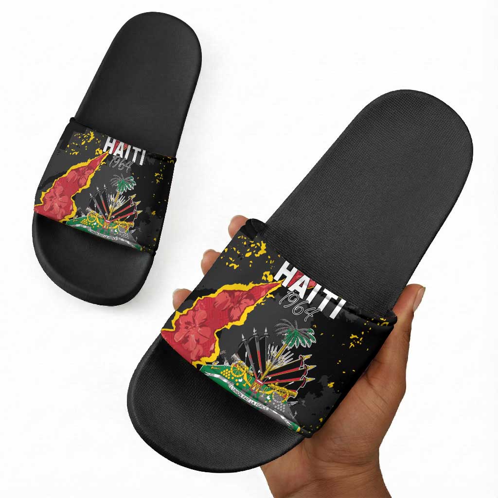 Haiti 1964 Slide Sandals Coat Of Arms Unique Style