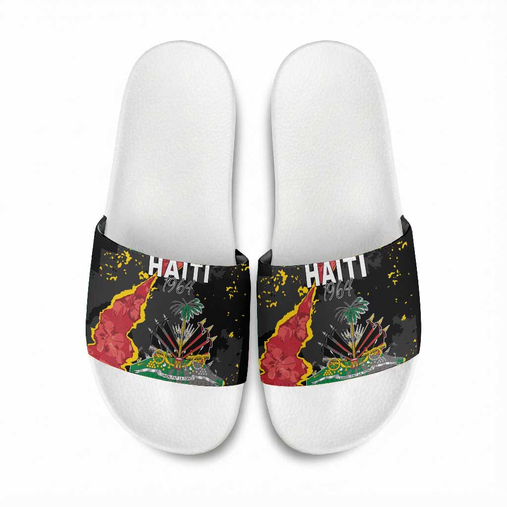 Haiti 1964 Slide Sandals Coat Of Arms Unique Style
