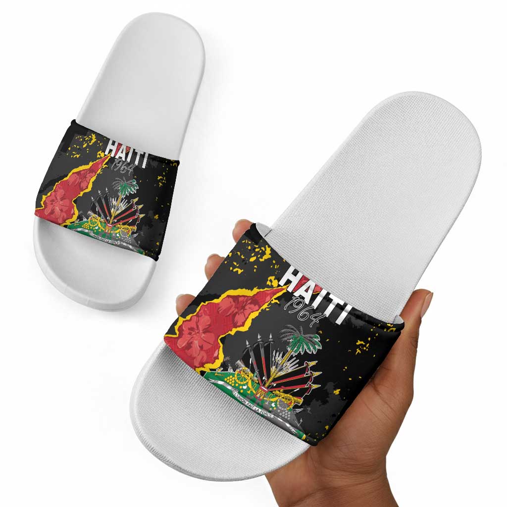 Haiti 1964 Slide Sandals Coat Of Arms Unique Style
