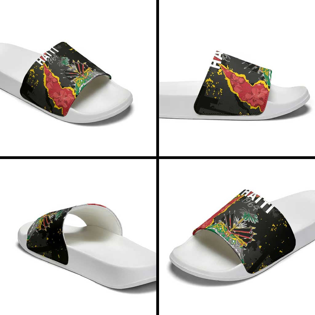 Haiti 1964 Slide Sandals Coat Of Arms Unique Style