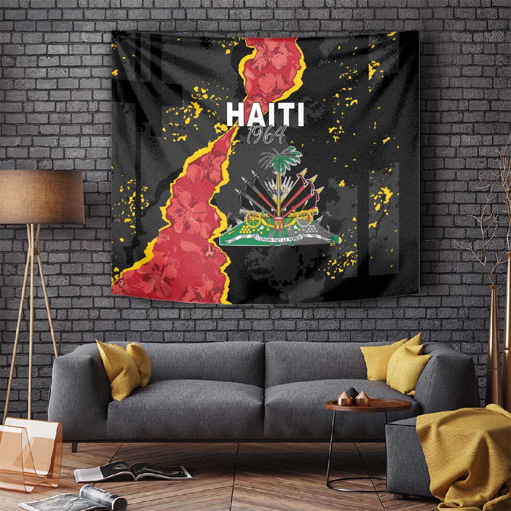 Haiti 1964 Tapestry Coat Of Arms Unique Style - African Pride