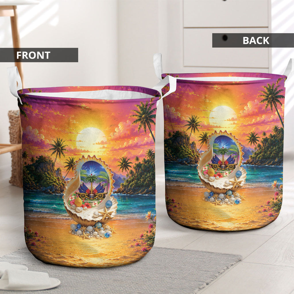 Haiti Laundry Basket The Pearl Of The Antilles