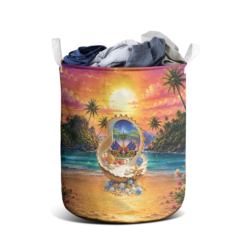 Haiti Laundry Basket The Pearl Of The Antilles
