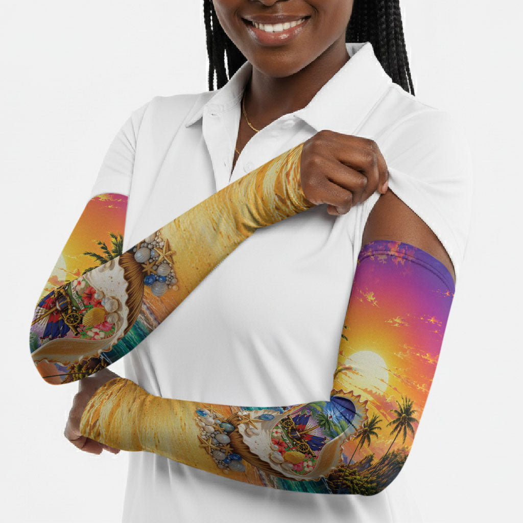 Haiti Arm Sleeves The Pearl Of The Antilles