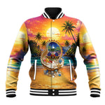 Haiti Baseball Jacket The Pearl Of The Antilles
