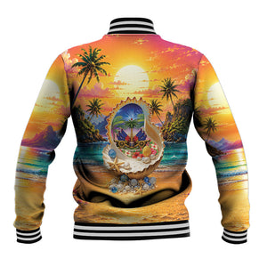 Haiti Baseball Jacket The Pearl Of The Antilles