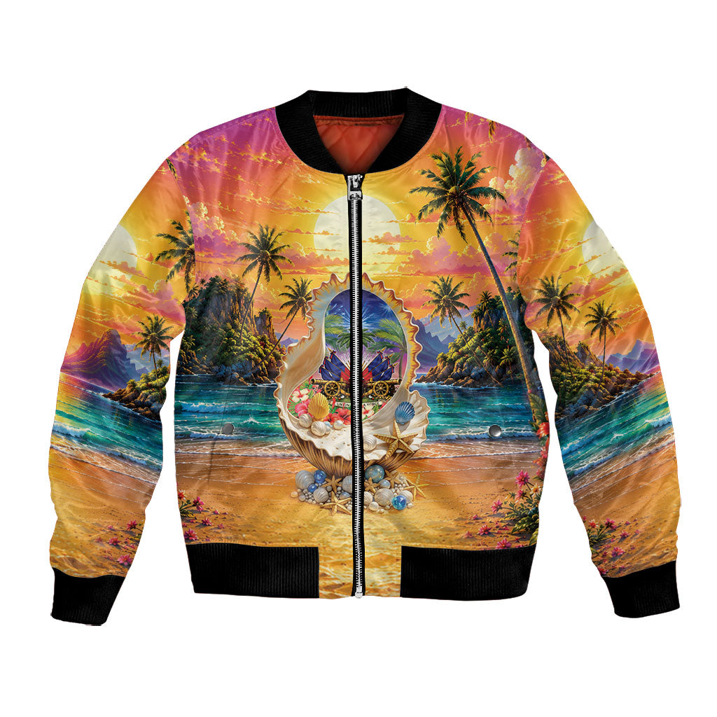 Haiti Bomber Jacket The Pearl Of The Antilles
