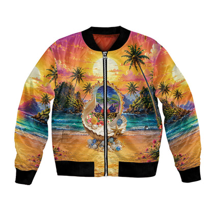 Haiti Bomber Jacket The Pearl Of The Antilles