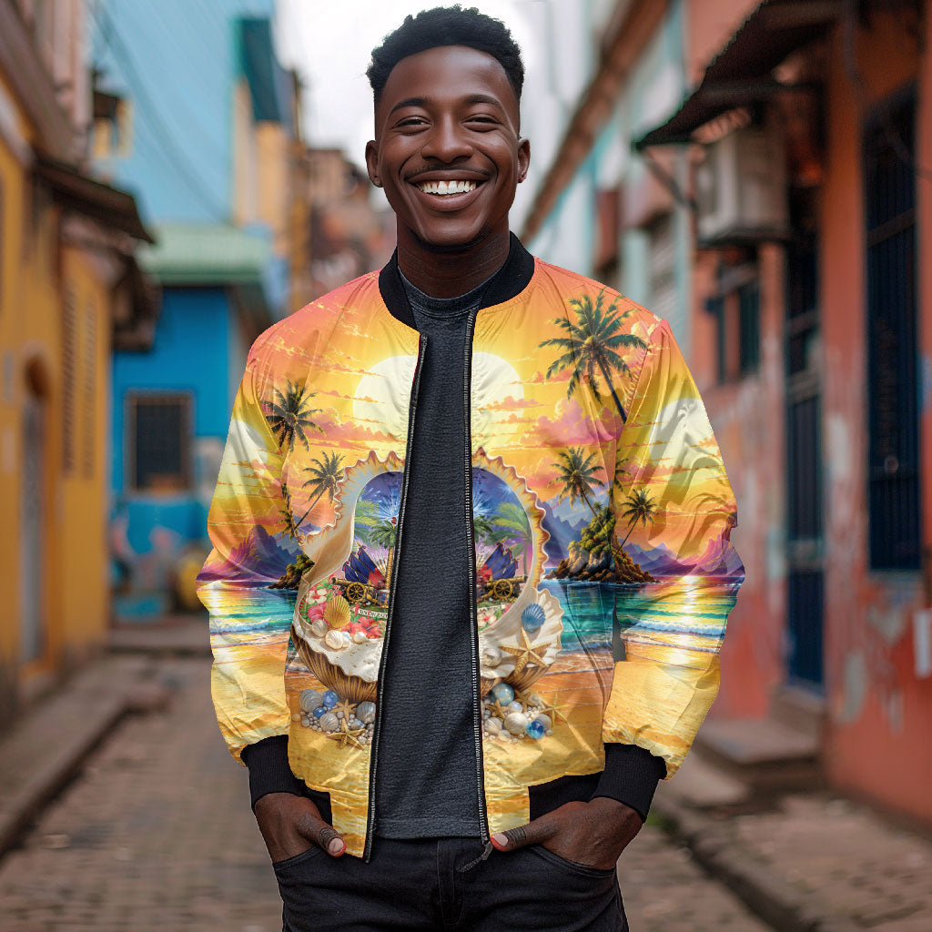 Haiti Bomber Jacket The Pearl Of The Antilles
