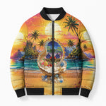 Haiti Bomber Puffer Jacket The Pearl Of The Antilles
