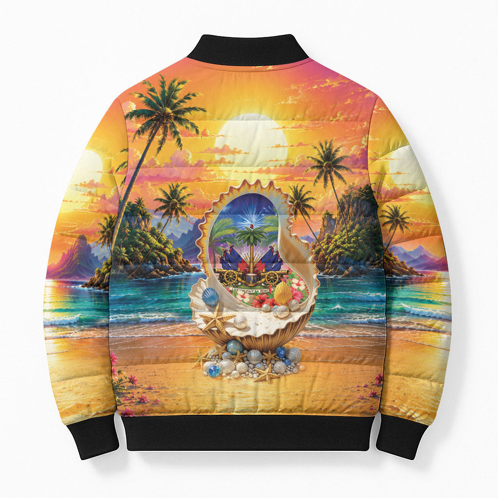 Haiti Bomber Puffer Jacket The Pearl Of The Antilles