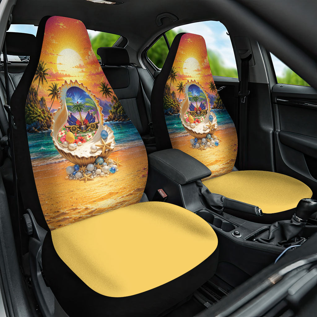 Haiti Car Seat Cover The Pearl Of The Antilles