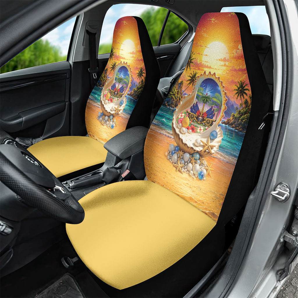 Haiti Car Seat Cover The Pearl Of The Antilles