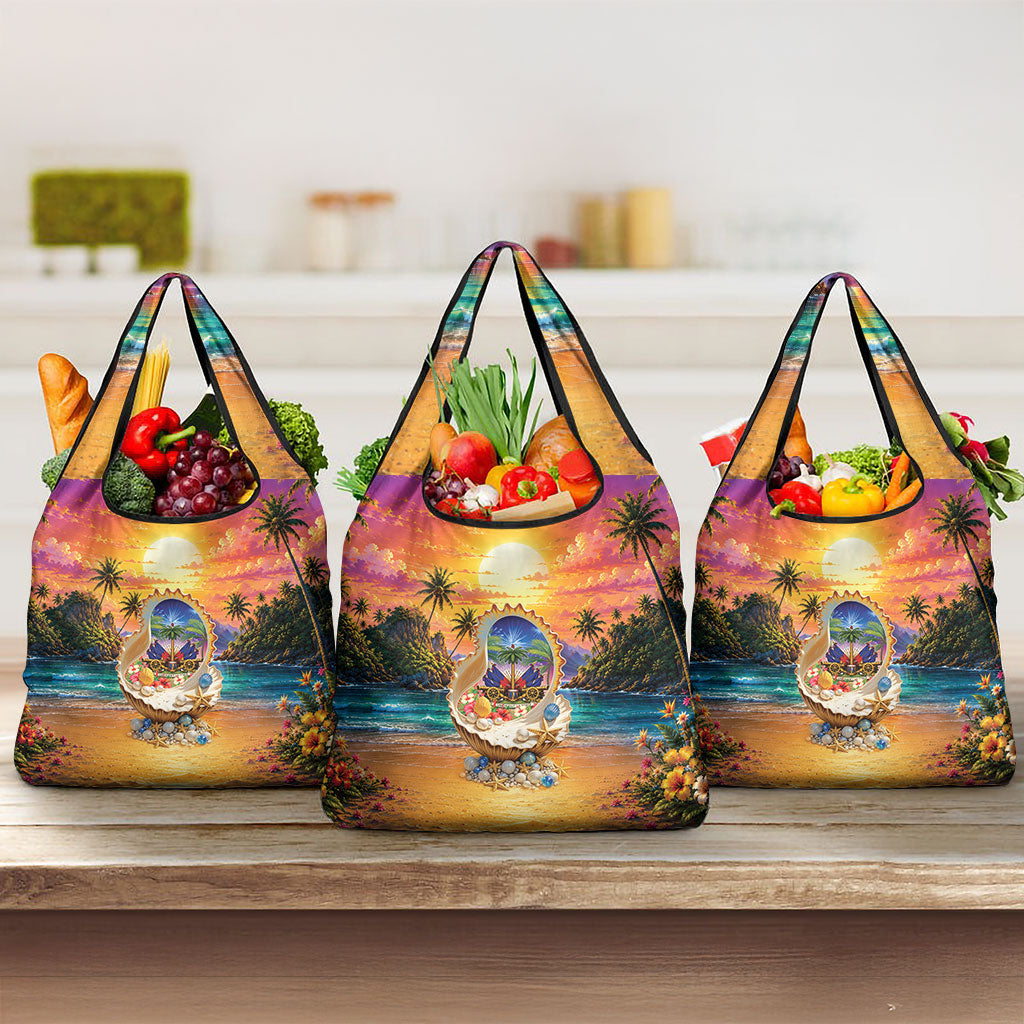 Haiti Grocery Bag The Pearl Of The Antilles