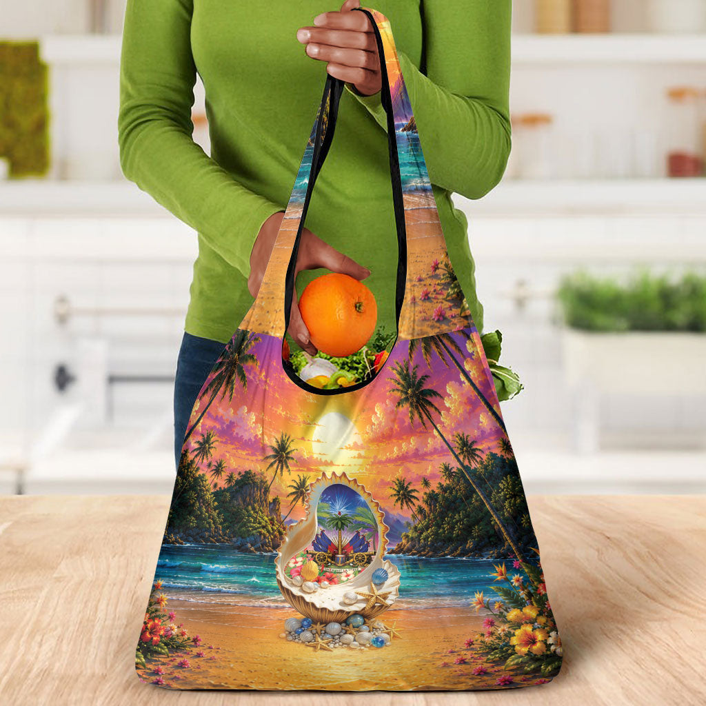 Haiti Grocery Bag The Pearl Of The Antilles