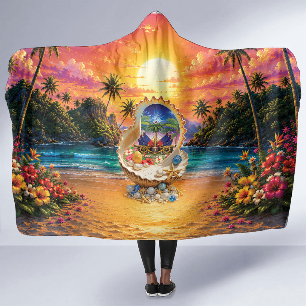 Haiti Hooded Blanket The Pearl Of The Antilles