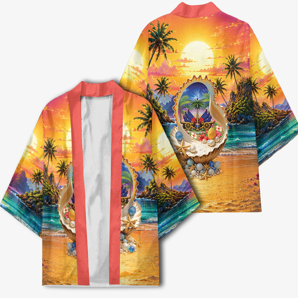 Haiti Kimono The Pearl Of The Antilles