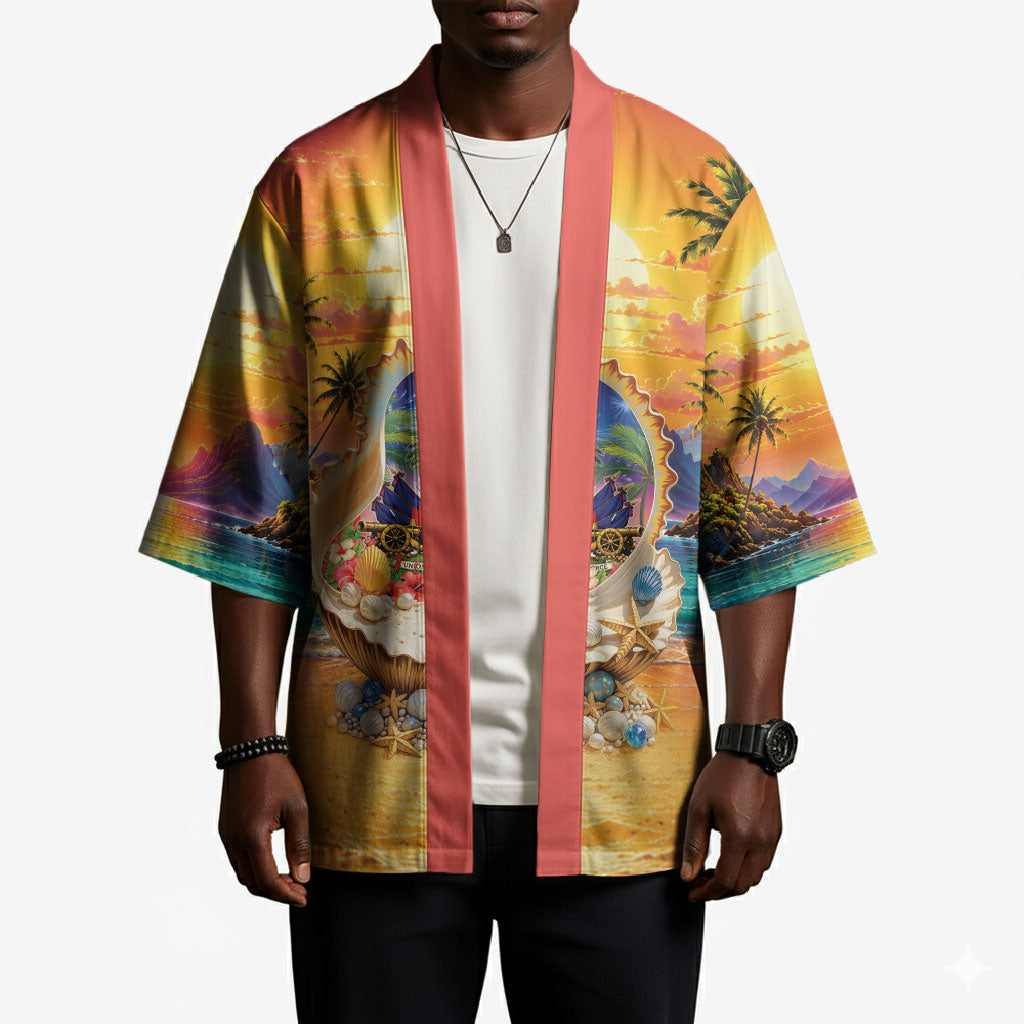 Haiti Kimono The Pearl Of The Antilles