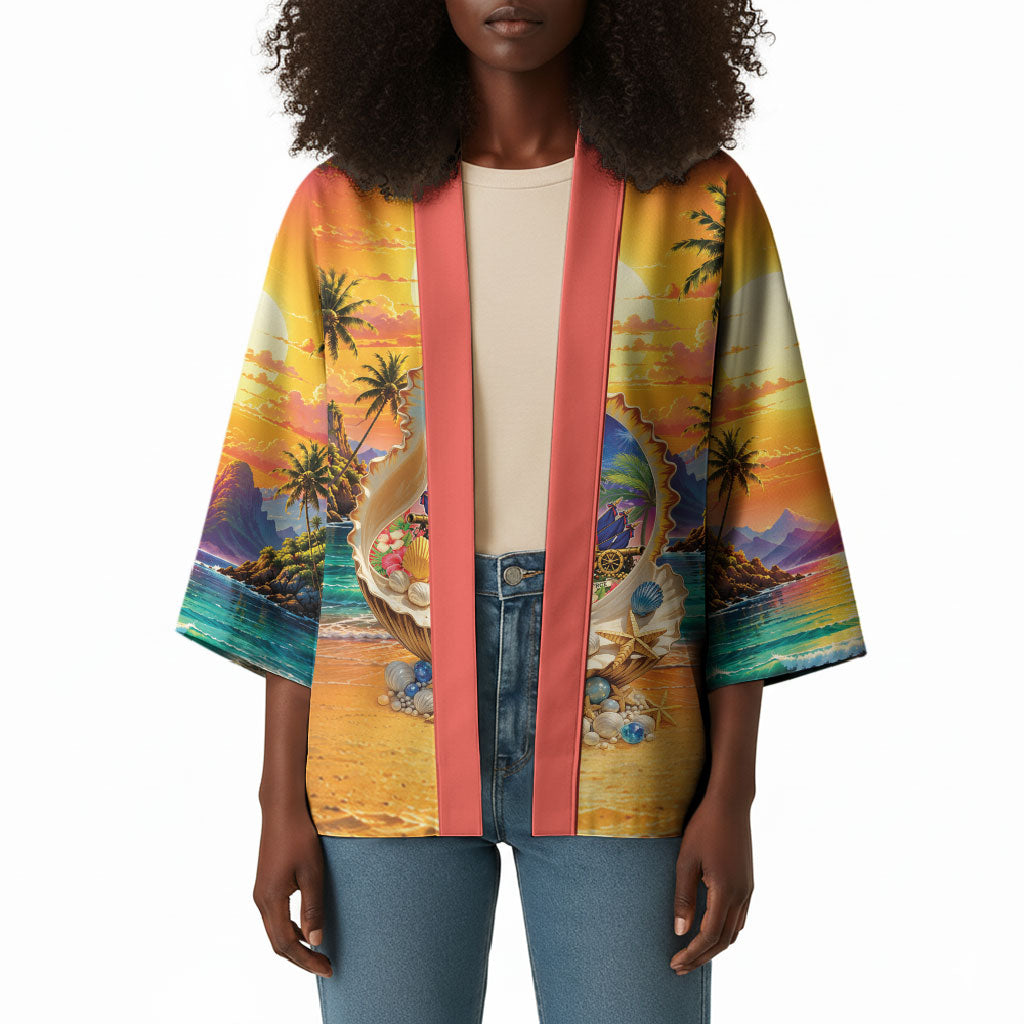 Haiti Kimono The Pearl Of The Antilles