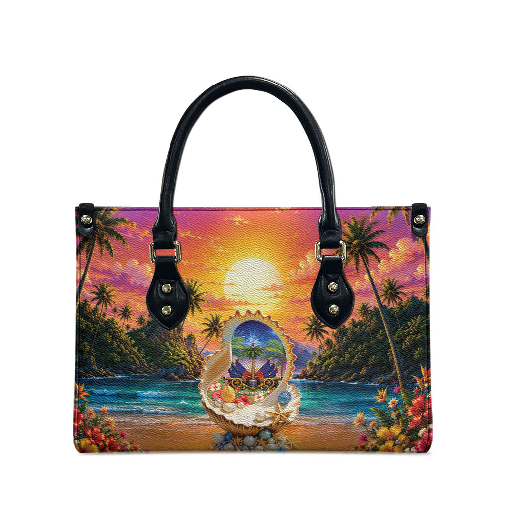 Haiti Leather Bag The Pearl Of The Antilles
