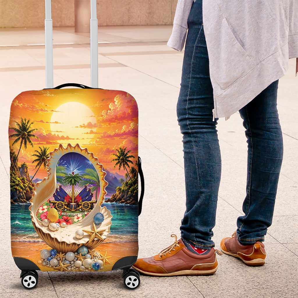 Haiti Luggage Cover The Pearl Of The Antilles