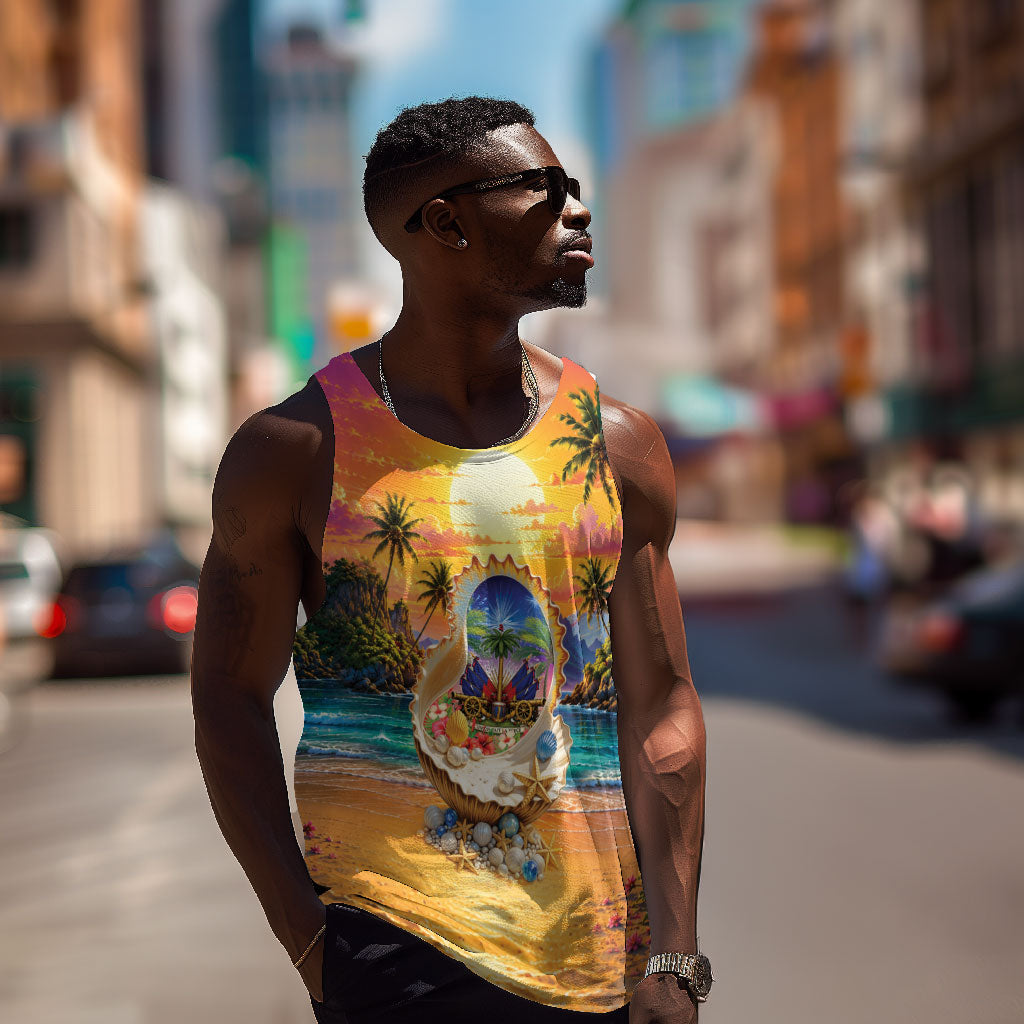 Haiti Men Tank Top The Pearl Of The Antilles
