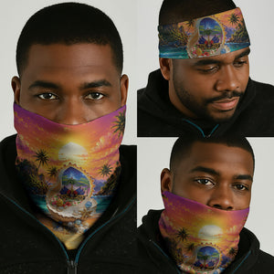 Haiti Neck Gaiter The Pearl Of The Antilles