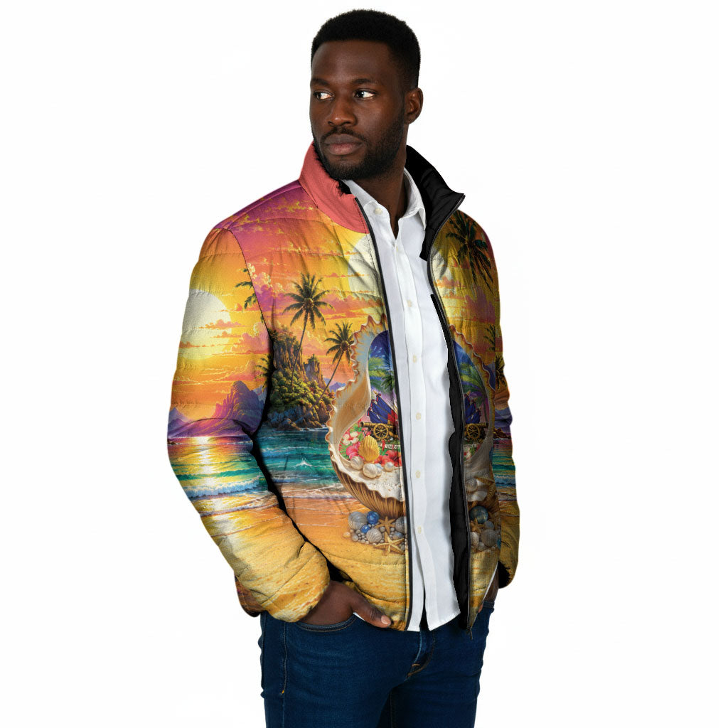 Haiti Padded Jacket The Pearl Of The Antilles