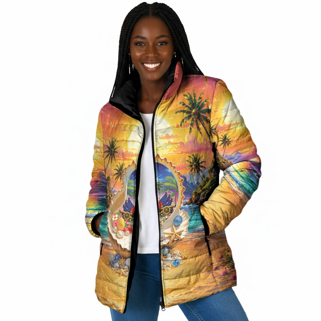 Haiti Padded Jacket The Pearl Of The Antilles