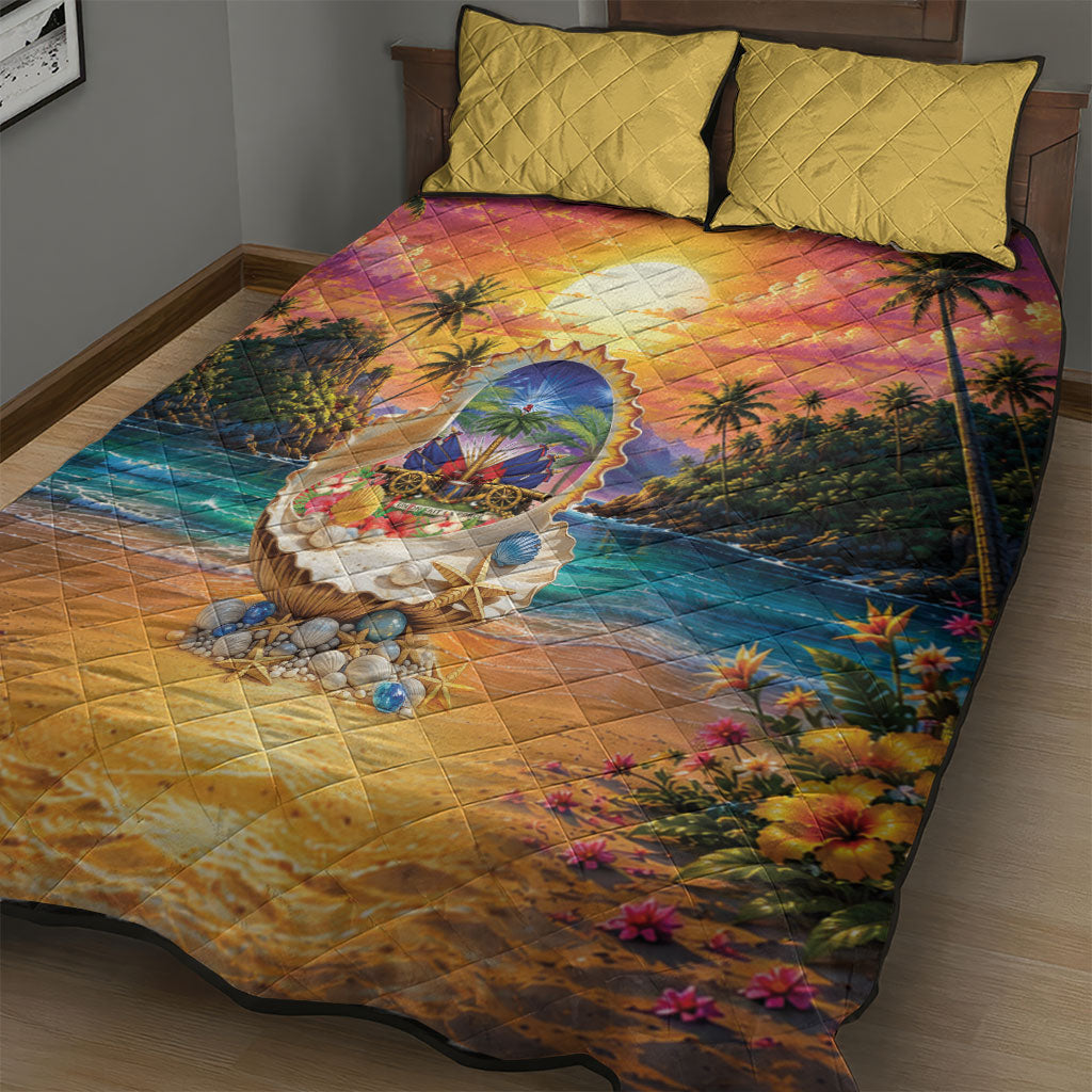 Haiti Quilt Bed Set The Pearl Of The Antilles