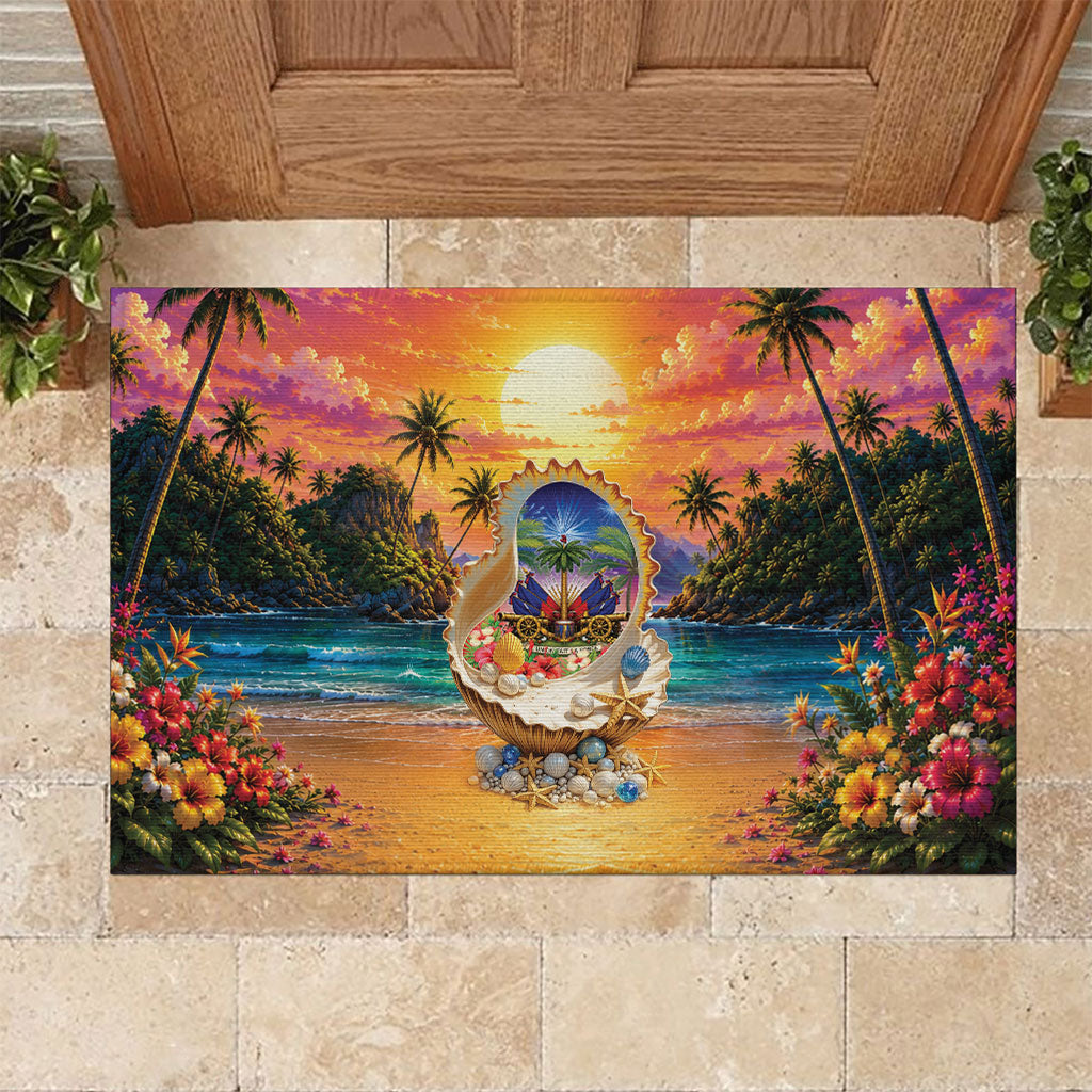 Haiti Rubber Doormat The Pearl Of The Antilles