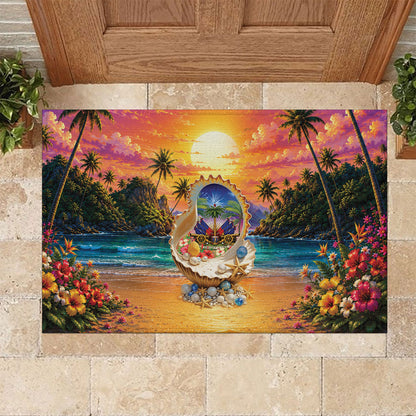 Haiti Rubber Doormat The Pearl Of The Antilles