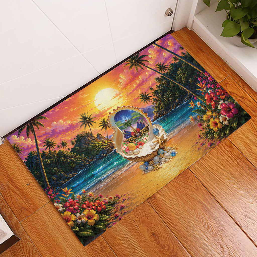 Haiti Rubber Doormat The Pearl Of The Antilles